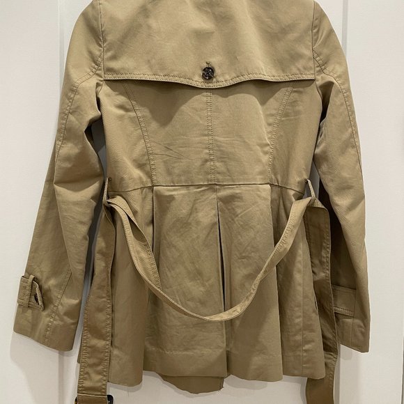 Banana Republic Trench Coat - Size 0 - Picture 2 of 2